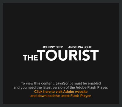 Click here to update your flash player